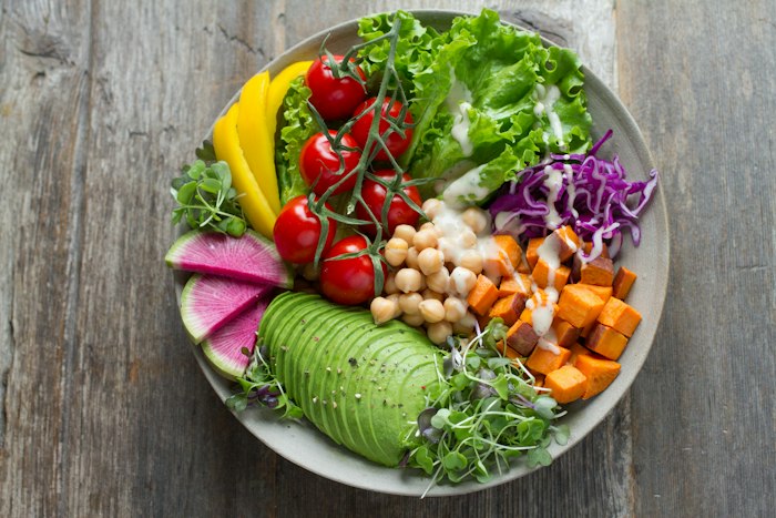 Plant-rich Mediterranean dish